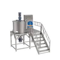 Cuve de mélange industrielle en acier inoxydable SUS304 pour liquides cosmétiques et chimiques, homogénéisateur, pompe mélangeuse, certifiée CE/GMP, 220V/380V