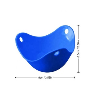 Moules à œufs <span class=keywords><strong>pochés</strong></span> en silicone de qualité alimentaire sans BPA, résistants à la chaleur, pour <span class=keywords><strong>cuisson</strong></span> sur cuisinière et <span class=keywords><strong>micro</strong></span>-ondes - Product Image 2
