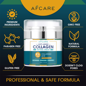 Crema Viso NFace con 8% di Acido Ialuronico per Collagene, Anti-Età, Lifting, Rassodante, Idratante per Collo e Décolleté, per Uomini, Tutti i Tipi di Pelle - Product Image 6