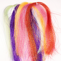 TOPIND 9 Farben UV Flashabou Fliegenbindematerial 2mm Durchmesser Sinkline für See- und Bachfischen