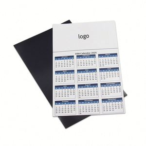Custom Printed 2026 Calendar Business Promotion Magnetic Card for Realtors Paper <b>Fridge</b> Magnet - Product Image 4