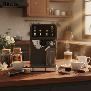 Nueva Máquina de <span class=keywords><strong>Espresso</strong></span> Automática Newle de 20 Bares, <span class=keywords><strong>Espresso</strong></span> Frío, 1350W, Control de Temperatura Programable, <span class=keywords><strong>Espresso</strong></span>, Cappuccino, Latte, 1.5L, para el Hogar - Product Image 5