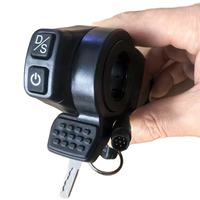 Acelerador con Bloqueo de Doble Botón Kukirin G2 Master, Interruptor de Accionamiento Simple/Doble, Gatillo de Freno de Disco/Tambor, Selector de Velocidades