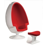 Salon classique loisirs meubles de maison en fibre de verre West Mod aviator stéréo Alpha Mod Pod fauteuil de relaxation avec haut-parleur