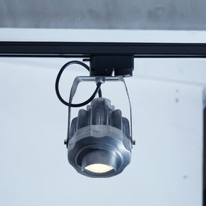 Luces de techo de aluminio fundido Retro Industrial, <span class=keywords><strong>focos</strong></span> de pista abierta para sala de Estar, comedor, luz de seguridad de café comercial - Product Image 2