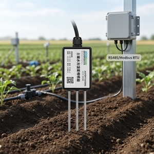 Real Time Soil Moisture Sensor Resistance Sensor 0.5°C RS485 Modbus RTU - Product Image 1