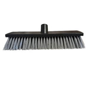 Scopa con Manico Regolabile e Rimovibile, Spazzola Ergonomica con Testa Inclinata, Setole per Pulizia, Supporto a Parete Incluso, Telescopica - Product Image 4