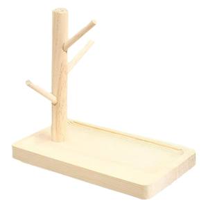 Organisateur de bureau et de tiroir en bois massif avec plateaux de branche de montre à clé pour le stockage d'ornements de porche - Product Image 5