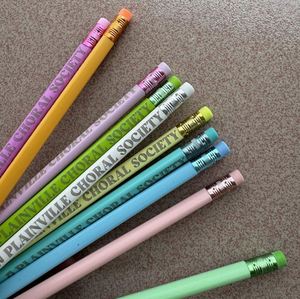 Cadeau promotionnel pour école de commerce, logo personnalisé imprimé, mini crayon en bois en gros, 2Hb - Product Image 5