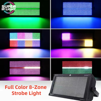 Boîtier en aluminium IP20, 960 LED RGBW de 0,3W, lumière stroboscopique pour contrôle de pixels sur 8 zones, DMX RDM, éclairage de scène et d'événements