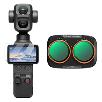 Filtro Variable ND2-32 y de Difusión Negra 1/4 VND 2 en 1 Resistente al Agua y a los Arañazos de K&F Concept para DJI OSMO Pocket 4 Pro