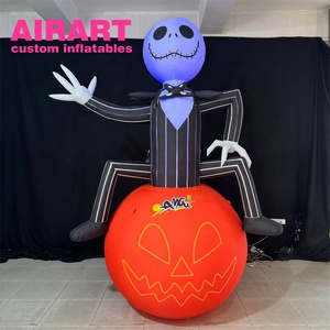 <span class=keywords><strong>2025</strong></span> bespoke Kích thước <span class=keywords><strong>LED</strong></span> chiếu sáng lên trang trí <span class=keywords><strong>Inflatable</strong></span> bí ngô nhân vật bóng cho lễ hội Halloween - Product Image 5