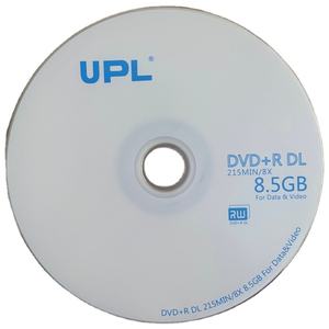 UPL Offre Spéciale double couche <span class=keywords><strong>DVD</strong></span> + R <span class=keywords><strong>DL</strong></span> 8.5 Go 8x disques vierges avec film rétractable pour l'enregistrement de type <span class=keywords><strong>DVD</strong></span>-R en stock - Product Image 1