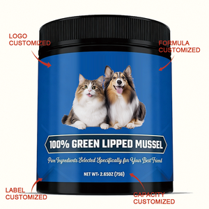 Polvo de Mejillón Verde 100% Natural en Tarro de 75g, Fuente de Omega 3 y Glucosamina para Perros y Gatos, Venta al Por Mayor - Product Image 2