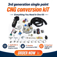 Kit de conversion CNG FC 3rd-Gen-Système GNV complet pour carburateur et moteurs EFI