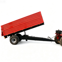 Bac de transport agricole universel en acier/galvanisé pour remorque de tracteur, bac de logistique agricole