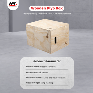 Caja Pliométrica de Madera 3 en 1, Caja de Salto Ajustable de 20/24/30 Pulgadas para Entrenamiento <span class=keywords><strong>Crossfit</strong></span>, Caja Pliométrica para Gimnasio en <span class=keywords><strong>Casa</strong></span> - Product Image 2