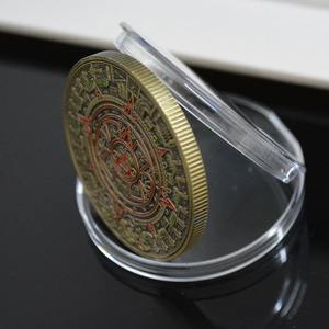 Médaille de pièce commémorative plaquée or en <span class=keywords><strong>relief</strong></span> maya antique de commerce extérieur - Product Image 5