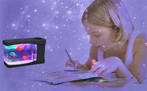 Kunstmatige Mini <span class=keywords><strong>Aquarium</strong></span> Een Sensorische Multi-Gekleurde Led Zwemmende <span class=keywords><strong>Aquarium</strong></span> Met Bubbels - Product Image 5