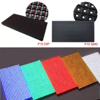 P10 Smd und DIP Wasserdichtes einfarbiges LED-Panel-Außen modul für Werbung LED-Zeichen Lauftext-Anzeige bildschirm