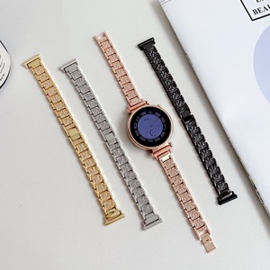 Correa de Metal con Pedrería para Reloj <span class=keywords><strong>Huawei</strong></span> FIT <span class=keywords><strong>3</strong></span> FIT 2 <span class=keywords><strong>GT</strong></span> 4 <span class=keywords><strong>Watch</strong></span> 4 Pro 18mm 20mm 22mm, Brazalete de Acero Brillante, Correa de Reloj de Moda para <span class=keywords><strong>Mujer</strong></span> - Product Image 1