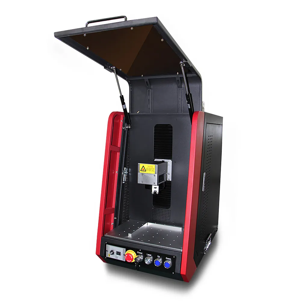 Настольный волоконный мини-лазер Mopa/Raycus/IPG/JPT, 50 Вт, маркировочная машина для маркировки металла и пластика/гравировки, 20 Вт, 30 Вт, 50 Вт