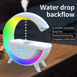 Anti Gravity Humidifier <b>With</b> <b>Bluetooth</b> <b>Speaker</b> Colorful <b>Light</b> USB Powered Ultrasonic Mist Custom Made - Product Image 4