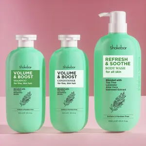 Shakebar Refresh Beruhigen Sie Native Body Wash für alle Haut Teebaum Natural Shower Gel