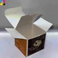Boîte d'emballage personnalisée avec design gratuit pour cosmétiques, boîte-cadeau, emballage personnalisé, imprimé et doublé, boîte pour soins de la peau