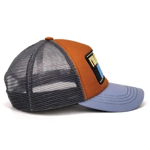 Sombrero trasero de malla deportiva de 5 paneles con bordado de logotipo de alta calidad personalizado Richardson 112 gorras de camionero
