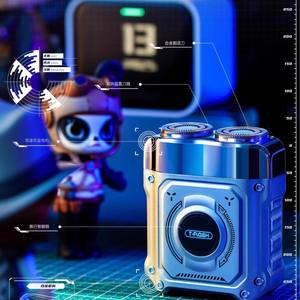 Afeitadora Eléctrica T-Flash Mini S3 para Hombre, Cuchilla Doble, Cuerpo Metálico, Recargable, Resistente al Agua IPX7, Portátil, Regalo - Product Image 2