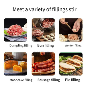 Procesador de alimentos húmedos y mezclador de carne Kebab combinado profesional 15KG máquina mezcladora de alimentos pequeños - Product Image 5