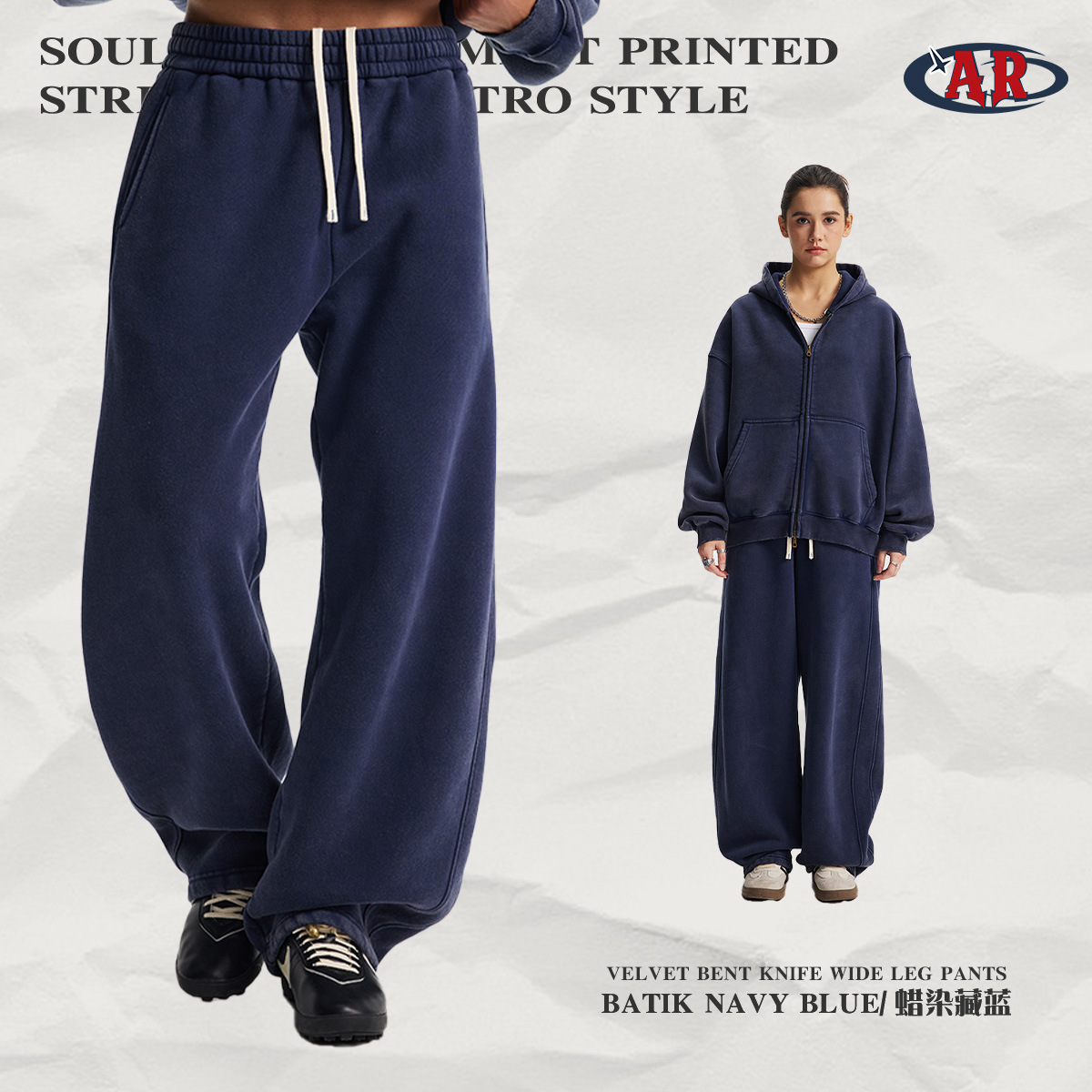 Pantalon K06-Batik Marine