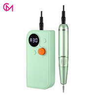 Oferta Especial: Taladro de Uñas Portátil Inalámbrico con Carga USB, 30000 RPM, Colores Macaron, Máquina Lijadora de Uñas, Lima Eléctrica para Salón y Hogar