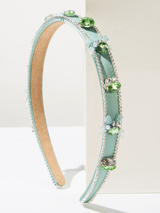 Diadema Elegante con Lazo de Diamantes de Imitación, Diadema Brillante con Cristales, Accesorio para el Cabello para Fiestas - Product Image 3