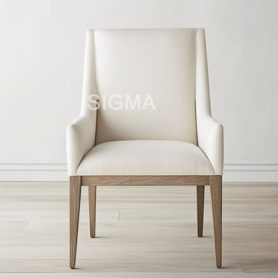 Modern Wooden Chair Fabric Leisure Armchair Dining Room Chairs Dining Chairs Modern Luxury