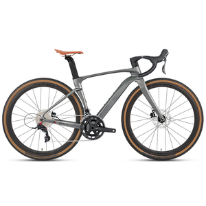 Vélo de Course sur Route 700C Gravel V3 à Freins à Disque Hydrauliques en Fibre de Carbone Intégrale pour Hommes, Idéal pour la Montagne, Carbone V3 à Module Élevé - Vente Flash - Product Image 1