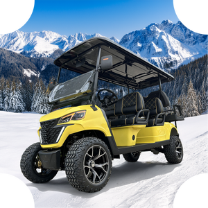 Design antique à grande vitesse 2 + 2 sièges 48V Lithium Premium voitures de golf tout-terrain voiturette de golf électrique - Product Image 2