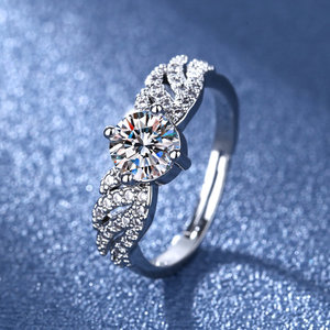 Кольцо Крылья Ангела регулируемое кольцо изменяемое кольцо кольца 925 серебра заводская оптовая продажа - Product Image 2