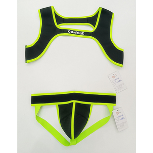 <span class=keywords><strong>Sous</strong></span>-vêtements sexy de luxe pour hommes, haute qualité, néoprène, nylon, coton, imprimé animal, respirant, séchage rapide, sangle élastique, torse supérieur - Product Image 6