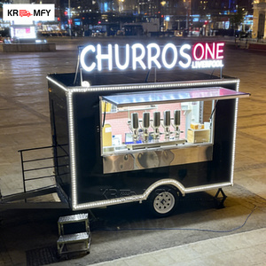 Remolque de Comida Cuadrado de Acero Inoxidable con Certificación CE DOT, Ideal para Helados, Yogur Congelado, Hamburguesas y Cocina Móvil Rápida - Product Image 4