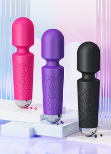 Vente chaude 20 Modes 8 vitesses Silicone femmes Av pour baguette magique vibrateur avec prise de charge pour Clitoris G Spot Massage - Product Image 6