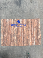 Vente directe, prix raisonnable, carrelage mural flexible en pierre, panneau mural en pierre, nouveau design, carreaux flexibles en travertin pour mur