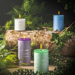 Candele Profumate Cilindriche Colorate in Tre Misure, Candele Romantiche Senza Fumo, Ideali per Illuminazione o Come Regalo - Product Image 3