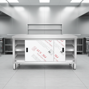 Meilleures ventes - <span class=keywords><strong>Armoire</strong></span> de stockage alimentaire en acier inoxydable pour usage commercial, pour restaurant, cuisine commerciale - Product Image 1