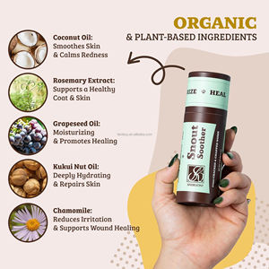 Natural Dog <strong>Snout</strong> <strong>Soother</strong> Healing Balm Pet Grooming Essentials Treat Heal Nourish Protect Pup Nose Chamomile Grapeseed Pet Balm - Product Image 3