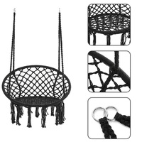 Balançoire en macramé de style Boho pliable et capacité de charge 150kgs pour une utilisation en plein air dans les écoles du parc pour les loisirs
