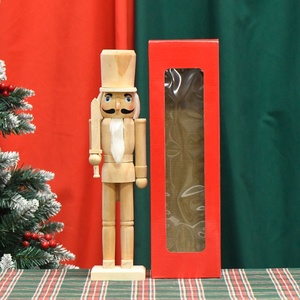 Tự làm trống 38cm không sơn <span class=keywords><strong>nutcracker</strong></span> con rối người lính trang trí trang trí chưa hoàn thành gỗ <span class=keywords><strong>nutcracker</strong></span> cho bức tranh tự làm - Product Image 1