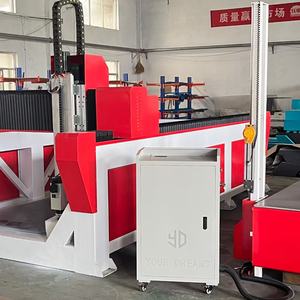 آلة تصنيع مواد البناء، ماكينة نحت وقطع راوتر <span class=keywords><strong>CNC</strong></span> رباعية المحاور لتشكيل البوليسترين والـ EPS والـ EVA، آلة نحت وقطع الفوم ثنائية وثلاثية الأبعاد - Product Image 5