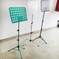 Support de partitions pliable portable, réglable en hauteur, robuste, pour la pratique et les performances de guitare, violon, piano